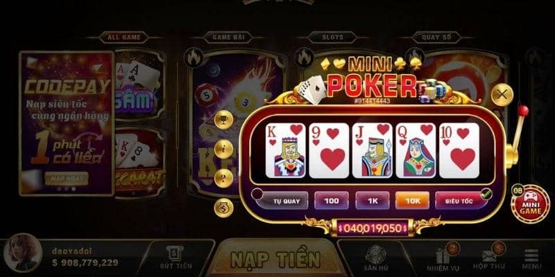 Mini Poker Và Nguyên Tắc "Nói Không Với Auto"